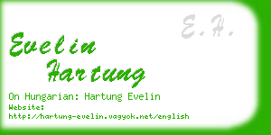 evelin hartung business card